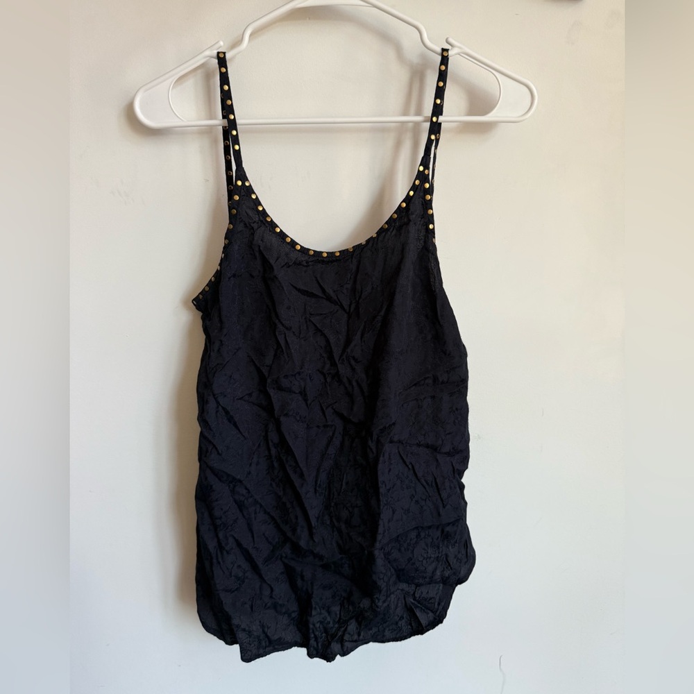 Black tank top
